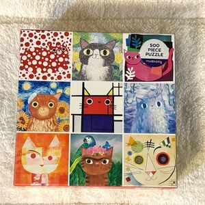🧩Mudpuppy Artsy Cats 500 pc puzzle